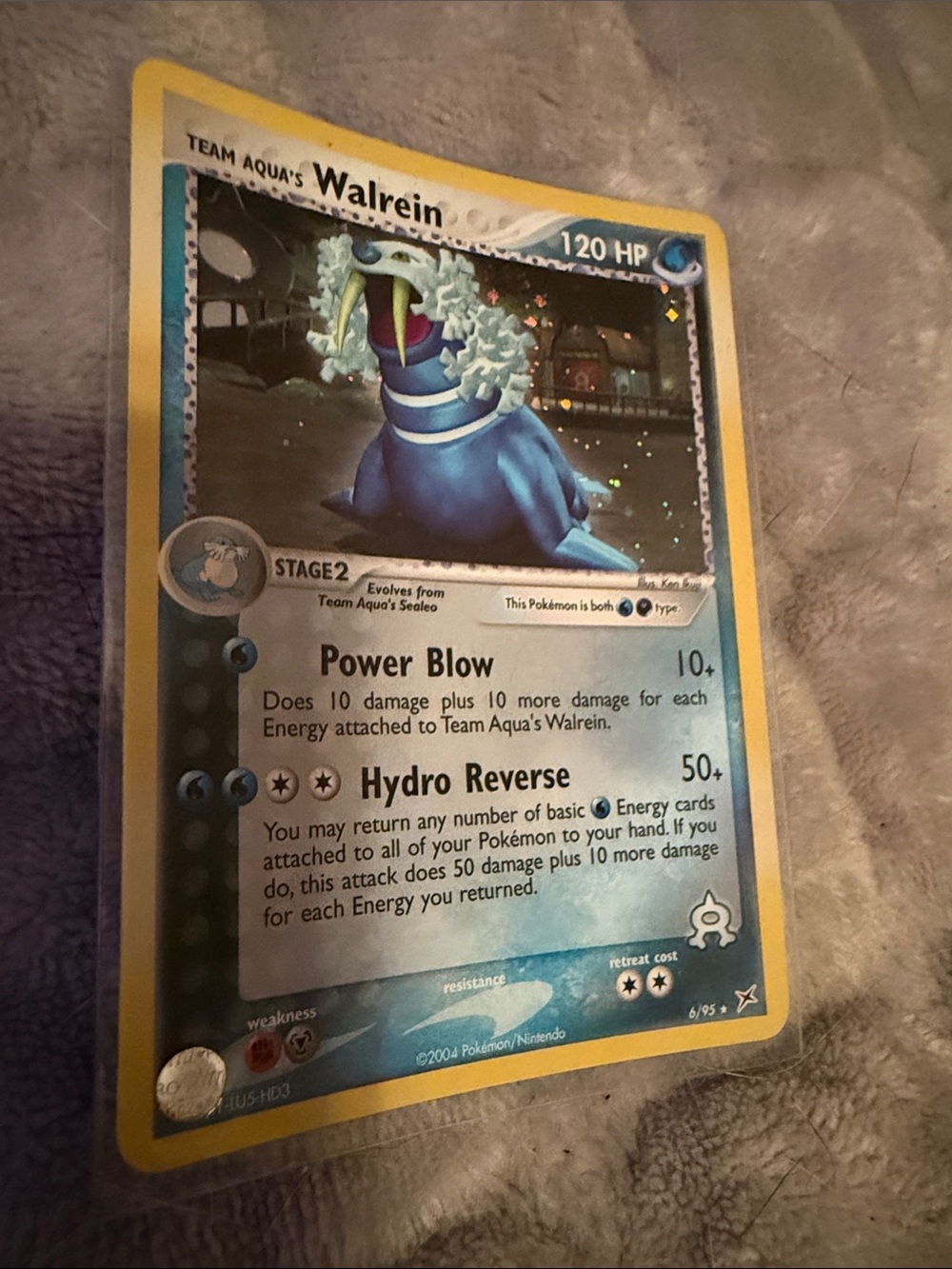 Pokemon TCG Team Aqua's Walrein - EX Team Magma vs Team Aqua 6/95 Holo Rare
